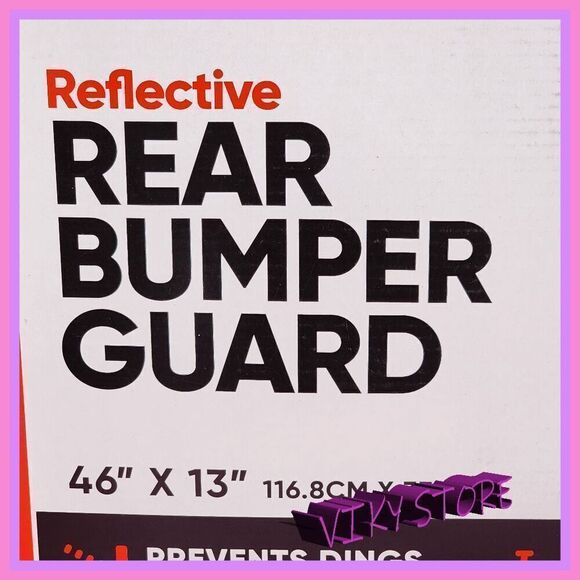 💕 NWT Motortrend Reflective Rear Bumper Guard 46" x 13" #7154 💕 - Picture 3 of 7